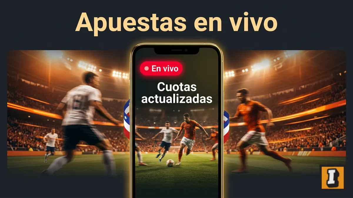 Apuestas en vivo y cash out en Inkabet Chile durante el partido