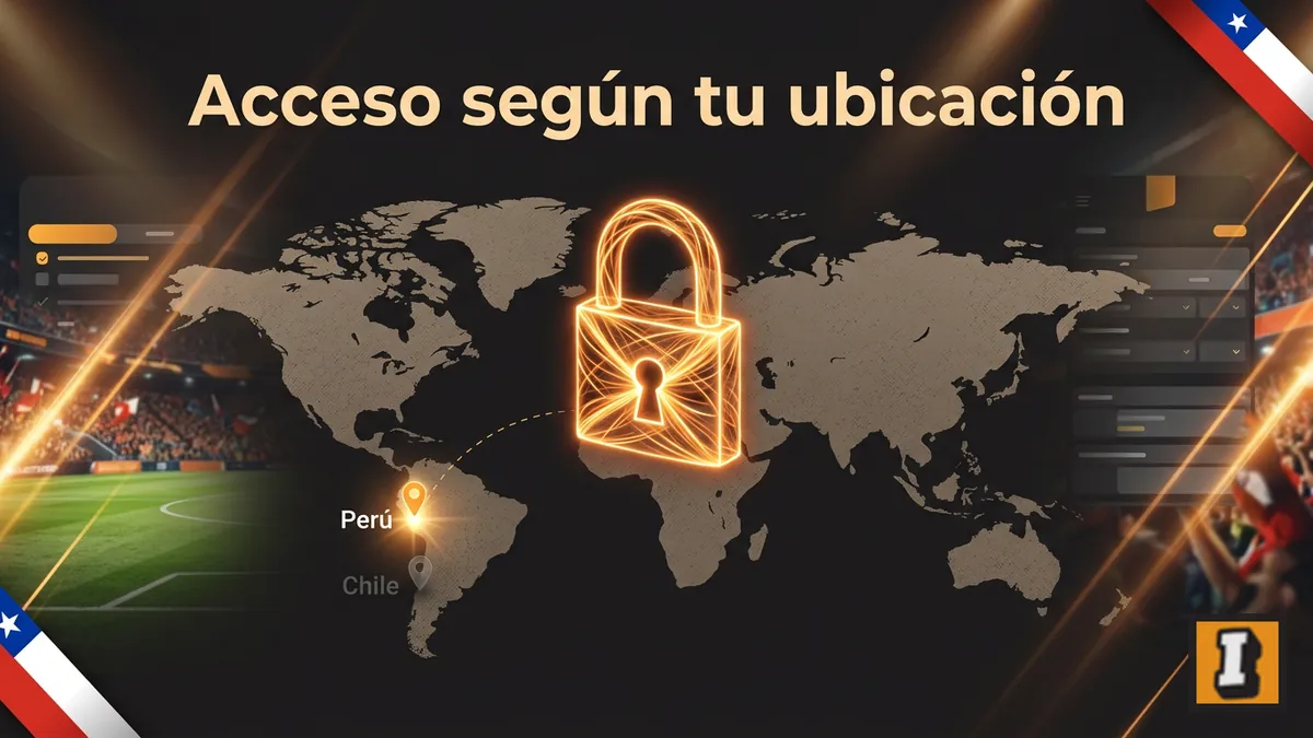 Bloqueo geográfico al iniciar sesión en Inkabet desde Chile o fuera de Perú