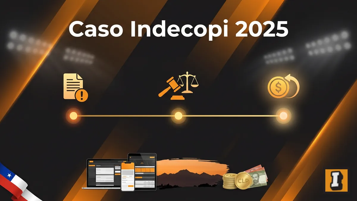 Línea de tiempo del caso Indecopi 2025 contra Inkabet: reclamo, resolución y devolución al usuario