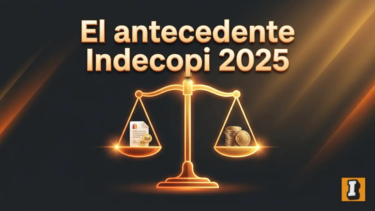 Balanza que representa el antecedente regulatorio Indecopi 2025 relacionado con Inkabet